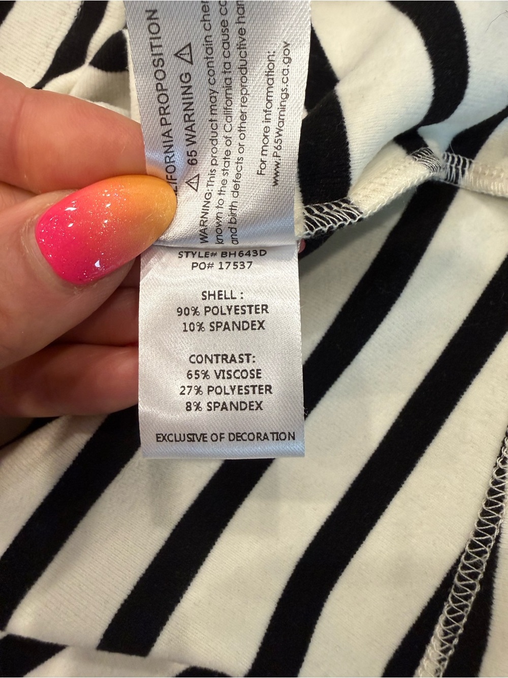 English Factory Black & White Striped Sleeveless Dress - Picture 10 of 10